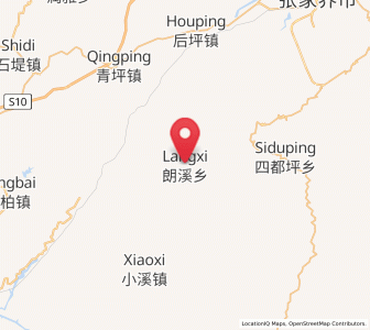Map of Langxi, Hunan