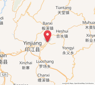 Map of Langxi, Guizhou