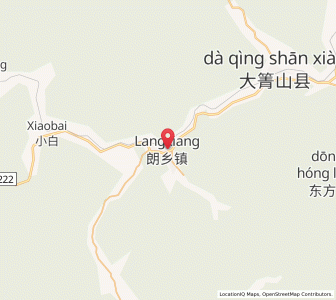 Map of Langxiang, Heilongjiang