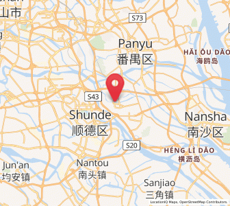 Map of Lanhe, Guangdong