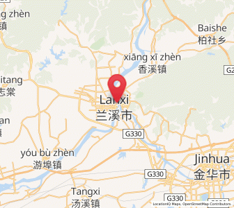 Map of Lanjiang, Zhejiang