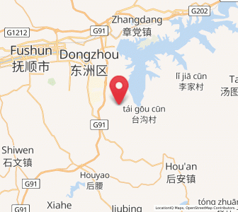 Map of Lanshan, Liaoning