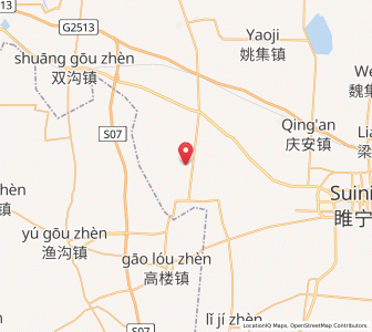 Map of Lanshan, Jiangsu
