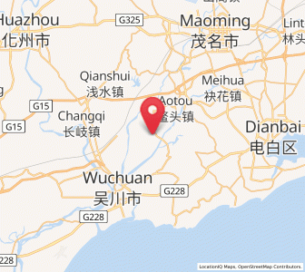 Map of Lanshi, Guangdong