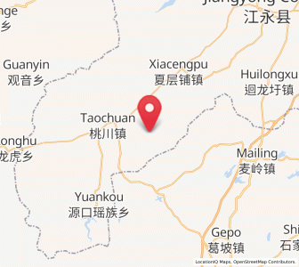 Map of Lanxi, Hunan