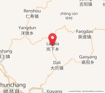 Map of Lanxia, Fujian