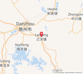 Map of Lanyang, Hainan