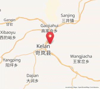 Map of Lanyi, Shanxi