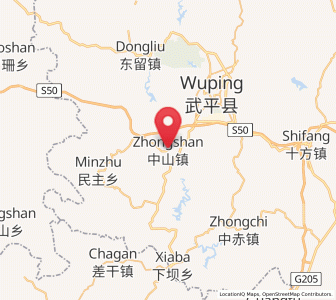 Map of Laocheng, Fujian