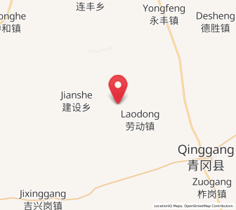 Map of Laodong, Heilongjiang