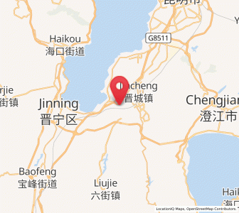 Map of Laojiangjunjie, Yunnan