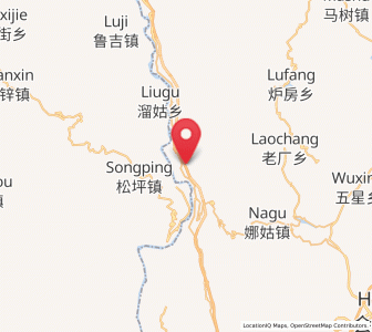 Map of Laojie, Yunnan