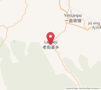 Map of Laojieji, Heilongjiang