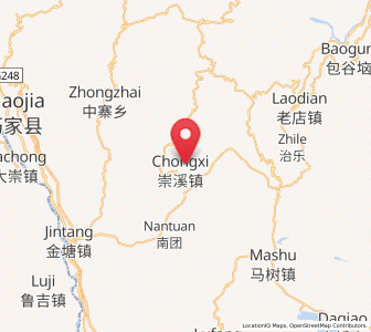 Map of Laojiezi, Yunnan