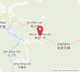 Map of Laojinchang, Jilin