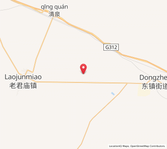 Map of Laojunmiao, Gansu