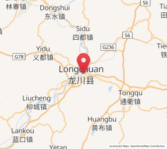 Map of Laolong, Guangdong