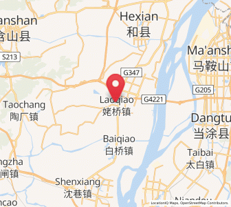 Map of Laoqiao, Anhui