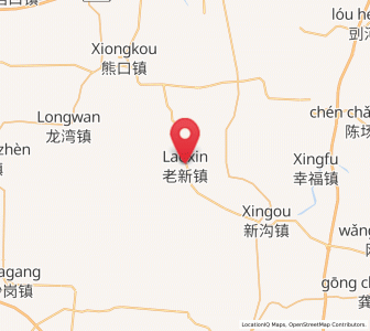 Map of Laoxin, Hubei