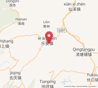 Map of Le’an, Hunan