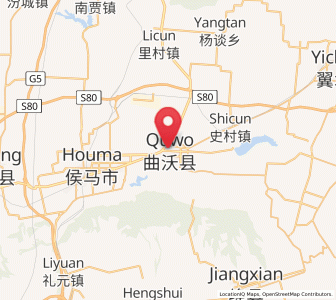 Map of Lechang, Shanxi