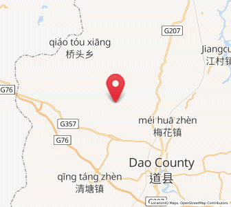 Map of Lefutang, Hunan
