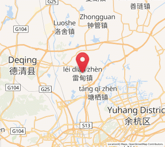 Map of Leidian, Zhejiang