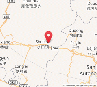 Map of Leidong, Guizhou
