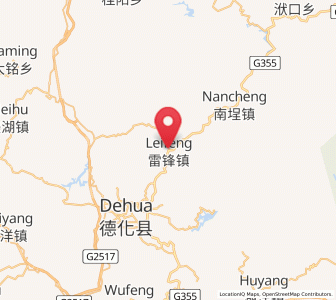Map of Leifeng, Fujian