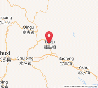 Map of Leigu, Hubei