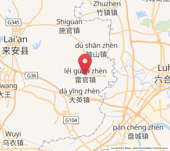 Map of Leiguan, Anhui