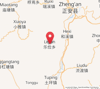 Map of Lejian, Guizhou