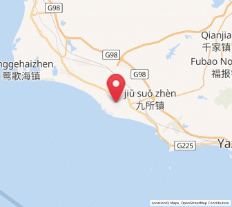 Map of Leluo, Hainan