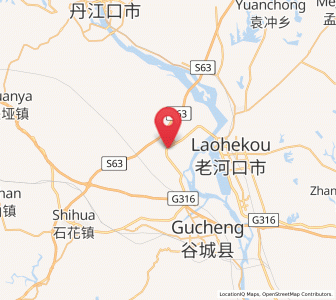 Map of Lengji, Hubei