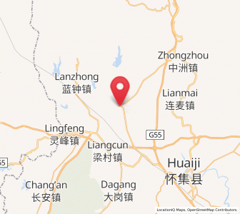 Map of Lengkeng, Guangdong