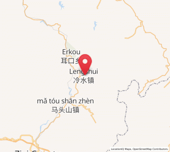 Map of Lengshui, Jiangxi