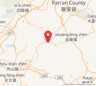 Map of Lengshui, Zhejiang