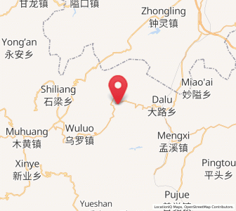 Map of Lengshuixi, Guizhou