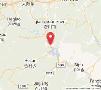 Map of Leping, Zhejiang