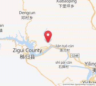 Map of Letianxi, Hubei