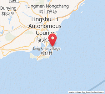 Map of Li’an, Hainan