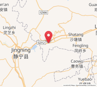 Map of Liancai, Ningxia Hui Autonomous Region