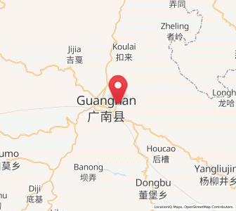 Map of Liancheng, Yunnan