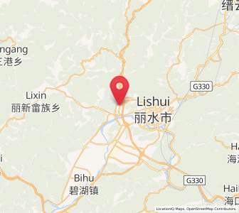 Map of Liancheng, Zhejiang