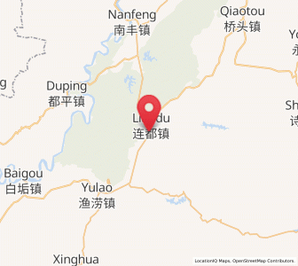 Map of Liandu, Guangdong