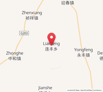 Map of Lianfeng, Heilongjiang