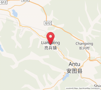 Map of Liangbing, Jilin