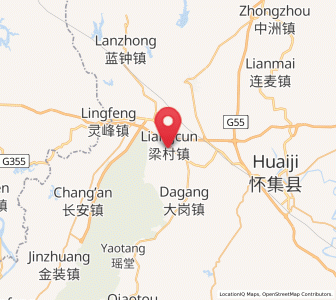 Map of Liangcun, Guangdong