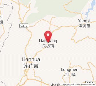 Map of Liangfang, Jiangxi