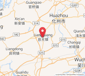 Map of Liangguang, Guangdong